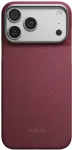 PITAKA Edge Case Argyle MagSafe dėklas, skirtas iPhone 18 Pro Max / 17 Pro Max, bordo spalvos
