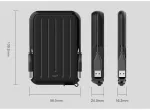 I&scaron;orinis kietasis diskas HDD Silicon Power Armor A66 1TB Juodas-Geltona (SP010TBPHD66SS3Y)