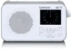 Ausinės DAB+ radio, Lenco PDR-036WH, Bluetooth&reg; 5.0, hvid