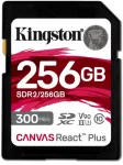 Atminties kortelė Kingston Technologija 256GB Canvas React Plus SDXC UHS-II 300R/260W U3 V90, skirta Full HD/4K/8K