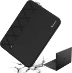 Smatree 14 colių smūgiams atsparus ne&scaron;iojamojo kompiuterio dėklas ir krep&scaron;ys, vandeniui atsparus apsauginis dėklas, pritaikytas hp fortis 14 g10 chromebook, hp mt22 mobile thin client ne&scaron;iojamojo kompiuterio dėklui, juodas (e424)