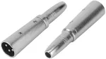 Geekria for creators xlr male į 1/4 colio (6,35 mm) trs female, mikrofono kabelio adapteris, suderinamas su shure mv7, sm58, sm57, pga58, fifine k688, behringer xm8500 mikrofono kabelio jungtis (sidabrinė)