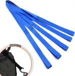 Drwosm tvirtinimo kilpos, 10 vnt., 46 x 2.5 cm, mink&scaron;tos tvirtinimo kilpos su dvigubomis kilpomis motociklams, automobiliams, purvo dviračiams, keturračiams, Utv transportavimui, juodos ir mėlynos spalvos