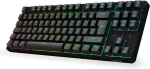 Ciy x77 mechaninė žaidimų klaviatūra, 88 klavi&scaron;ai, qwertz i&scaron;dėstymas, programuojamas rgb ap&scaron;vietimas, trijų auk&scaron;čių reguliavimas, type c kabelis, kar&scaron;tai keičiama klaviatūra, skirta win/mac (pilka + ruda jungiklis) (pilka ruda jungiklis)