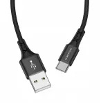 TelForceone Borofone Bx20 Enjoy kabelis - Usb į Type-c - 2a 1 metras juodas