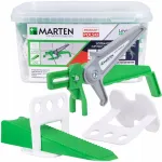 Marten Klipsai 1mm 150vnt, plei&scaron;tai 50vnt, replės, varteliai, plytelių lyginimo sistema