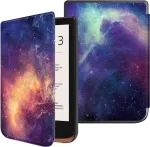 Fintie dėklas, skirtas Pocketbook Touch Hd 3 / Touch Lux 5 / 4 / Basic Lux 4 / 3 / 2 ir Pocketbook Color E-reader &ndash; itin plonas dėklas su automatiniu miego/pabudimo funkcija, magnetiniu užsegimu, Galaxy