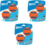 Chuckit! Ultra Ball žaislas &scaron;unims, rinkinys 3 x dydis M 6 cm 2 vnt.
