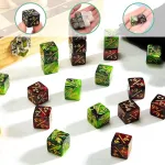 48 mtg cube skaitiklių rinkinys magic the gathering d6 kauliukų skaitiklio žetonas magic cube lojalumas suderinamas su mtg ccg kortų žaidimo priedais su laikymo krep&scaron;iais (žalia, raudona, balta, juoda)
