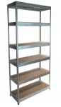 Metalinis lentynų stelažas rūsiui 220x100x50 6 lentynos 175kg