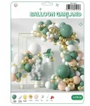 Balionai gimtadieniui didelė balionų girlianda - 117vnt