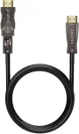 Aisens - A153-0647 - hdmi kabelis v2.1 aoc ultra high speed 8k@60hz 4k@120hz 4:4:4 48gbps, a/m-d/a/m, juodas, 40 m