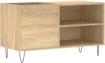 Vinilinė plok&scaron;telė Vinilinių plok&scaron;telių spintelė, ąžuolo, 85x38x48cm, mediena