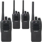 4 ne&scaron;iojamų radijo stotelių rinkinys PNI PMR R17 446MHz, 0.5W, 16 PMR kanalų ir 50 CTCSS bei 104 DCS tonų, programuojamas, Li-Ion 2200 mAh, IP68