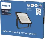 Philips Projectline prožektorius, 100 W, 3000 K, juodas