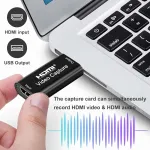 Vaizdo plok&scaron;tė Wehoom hdmi vaizdo įra&scaron;ymo plok&scaron;tė, 1080p įra&scaron;ymo plok&scaron;tė 4k, usb įra&scaron;ymo plok&scaron;tė, 4k hdmi įra&scaron;ymo plok&scaron;tė, peržiūra realiuoju laiku, tinkama žaidimams, transliacijoms, vaizdo konferencijoms, tiesioginio vaizdo įra&scaron;o įra&scaron;ymui
