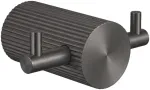 Dvigubas vonios kabliukas Rea Solo 64104A, Titanium