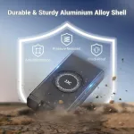 Jjc Sd atminties kortelių skaitytuvo dėžutė, 3-in-1 ne&scaron;iojamas kelioninis Uhs-ii Sd Microsd kortelių dėklas, C tipo Usb 3.1 duomenų kabelis, i&scaron;orinis kortelių skaitytuvo adapteris Usb C į Usb Ios Otg adapterio keitiklis