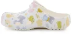 Vaiki&scaron;kos klumpės su gyvūnų motyvais Crocs Classic Pastel Pets, kreidos