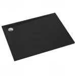 Kompozitinis du&scaron;o padėklas 140x80 Libra Juodas 80x140 Schedline juodas, skirtas pjauti