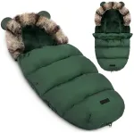 Rico Kids Miegmai&scaron;is vežimėliui Elmi Ricokids khaki &scaron;iltas vaikui