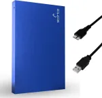 Storite i&scaron;orinis ne&scaron;iojamas kietasis diskas 250 gb su usb 3.0 i&scaron;orine atsargine duomenų saugykla greitam duomenų perdavimui, tinkamas pc, mac, windows, žaidimams, ne&scaron;iojamam ir staliniam kompiuteriui (mėlynas)