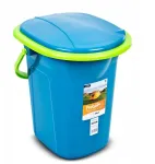 Ne&scaron;iojamas turistinis tualetas kibiras Greenblue Gb320bl 19l, tvirtas, iki 130 kg, jūrinis