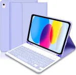 Ispani&scaron;ka Klaviatūra &Ntilde; Dėklas, skirtas Ipad 10-os kartos 2022, Ipad 10.9 Colių su Klaviatūra, Itin Plonas Dėklas su Ra&scaron;iklio Laikikliu, Nuimama Magnetinė Bluetooth Klaviatūra, skirta 10-ai