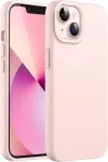 Jetech silikoninis dėklas, skirtas iphone 13 (6,1 colio), visapusi&scaron;ka apsauga, mink&scaron;tas telefono dėklas, atsparus smūgiams dėklas su mikropluo&scaron;to pamu&scaron;alu (rožinis)