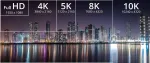 Premiumtech - hdmi 2.1 kabelis palaiko iki 10k, 8k 60hz ir 4k 120hz - ultra high speed 48gb/s - dolby vision atmos - earc - hdr10+ (1m)
