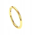 Breil Auksinis Piercing auskaras Clicker, chirurginis plienas 316 L. Žiedas Helix Lobe 1.2/6