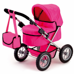 Bayer Design Bayer - Dolls Pram - Trendy - Rožinė (13029AA)