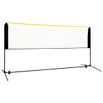 Reguliuojamas badmintono tinklas, 300x103x94&ndash;158cm, metalas