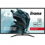 Iiyama Raudona Eagle Gaming Monitorius G-Master G4380UHSU-B1 42,5 ", VA, 3840 x 2160 pikselių, 16:9, 0,4 ms, 550 cd/m&sup2;, Juodas, 144 Hz, HDMI jungtys kiekis 2