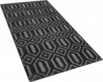 Beliani Kvapus kilimas 80 x 150 cm pilkas ADATEPE