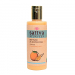 Kūno prausiklis - du&scaron;o gelis su apelsinais Oranžinis, Sattva Ayurveda, 210ml