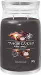 Yankee Candle Aromatinė žvakė "Signature", didelė stiklinė "Juodas Coconut" 567 g