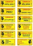 Dingo Metalo įspėjimo plok&scaron;tė - "&Scaron;uo dėmesio!"