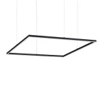 Ideal Lux Pakabinamas &scaron;viestuvas Oracle Slim D90 Square Bk 3000K