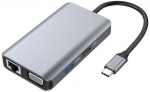 Adapteris AV Conceptronic CONCEPTRONIC dokas USB-C->HDMI,VGA,GbE,3xUSB3.0,100WPD0.25mgr