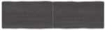 Stalvir&scaron;is, tamsiai ruda, 140x40x(2-6) cm, medienos masyvas