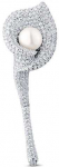 Jwl Luxury Pearls Blizganti sagė 2in1 Calla gėlė JL0816