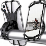 Telefono laikiklis montuojamas ant dviračio ar motociklo vairo, universalus
