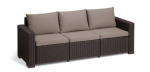 Sofa Keter California, ruda pilka
