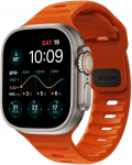 Apple Apyrankė Nomad Sport Strap M/L, oranžinis - AW Ultra 2/1 (49mm) 9/8/7 (45mm)/6/SE/5/4 (44mm)/3/2/1 (42mm)