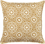 Beliani Lumarko Cotton dekoratyvinė pagalvė su geometriniu ra&scaron;tu 45 x 45 cm smėlio spalvos CEIBA!