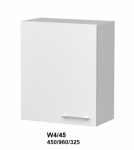 Extom Pakabinama spintelė Sidabrinis W4 45