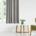 Užuolaidos 200 &times; 300 cm, pilkos spalvos Velvet Pleat