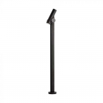 V-tac 4W LED pastatomas lauko &scaron;viestuvas, juodas, 3000K