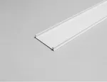 LED juostos profilio dangtelis C10, baltas, 2m